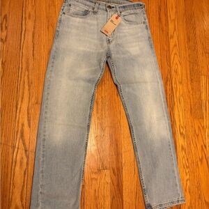 Levi's Men's 505 Regular Fit Jeans in Light Blue